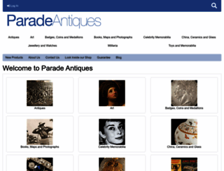 paradeantiques.co.uk screenshot