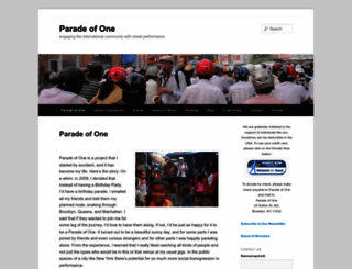 paradeofone.wordpress.com screenshot