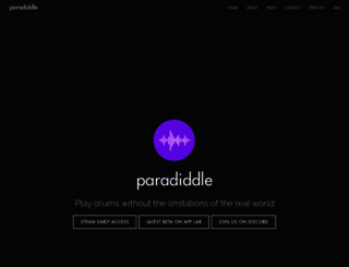 paradiddleapp.com screenshot