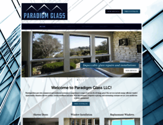 paradigmglass.com screenshot