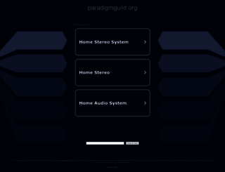 paradigmguild.org screenshot