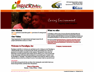 paradigminc.org screenshot