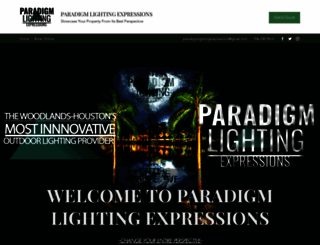 paradigmlightinggroup.com screenshot