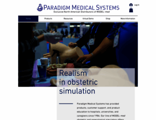 paradigmmedicalsystems.com screenshot