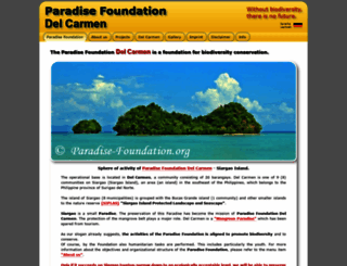 paradise-foundation.com screenshot