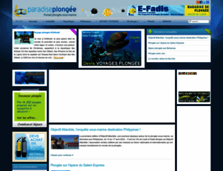 paradise-plongee.com screenshot