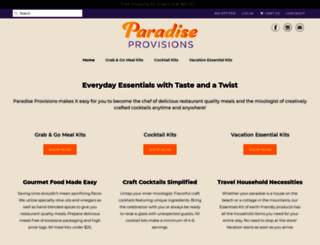 paradise-provisions.com screenshot
