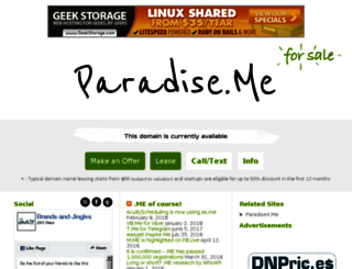 paradise.me screenshot