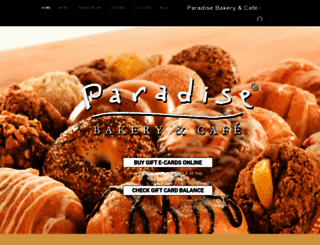paradisebakery.com screenshot