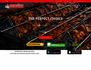 paradisechicken.com.au screenshot