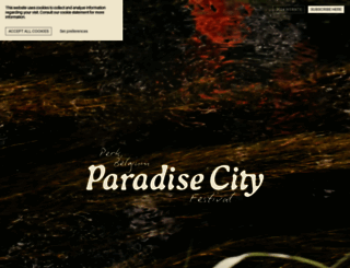 paradisecity.be screenshot