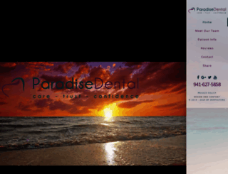 paradisedentalpc.com screenshot