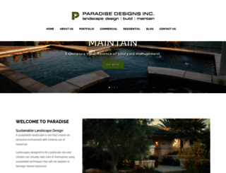 paradisedesigns-inc.com screenshot