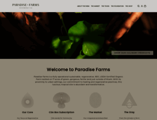 paradisefarms.net screenshot