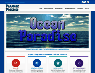 paradisefreebies.com screenshot