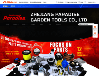 paradisegarden.en.alibaba.com screenshot