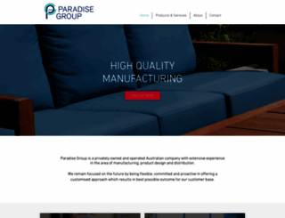 paradisegroup.com.au screenshot