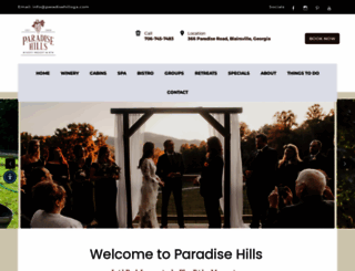 paradisehillsresort.com screenshot