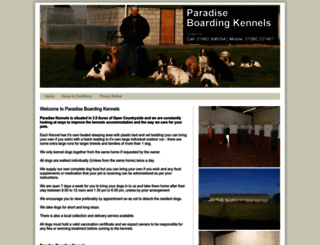 paradisekennels.co.uk screenshot