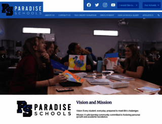 paradiseschools.org screenshot