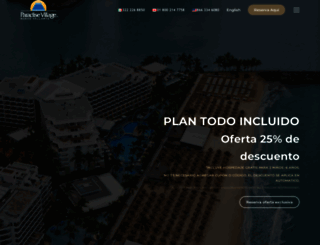 paradisevillage.com.mx screenshot
