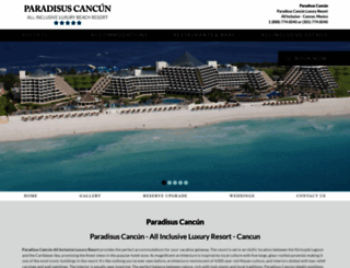 paradisuscancun.com screenshot