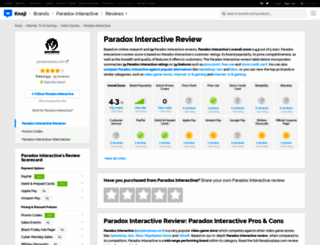 paradoxinteractive.knoji.com screenshot