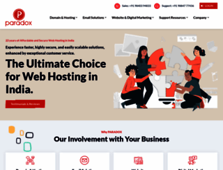 paradoxtechnologies.net screenshot