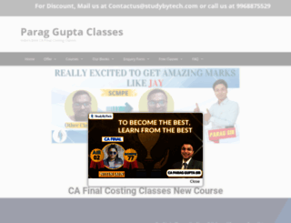 paraggupta.com screenshot
