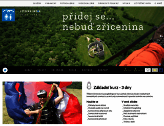 paragliding-jozka.cz screenshot