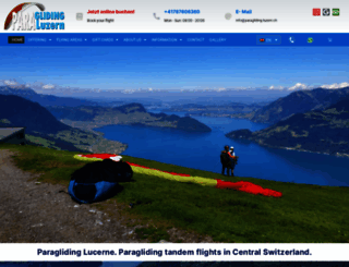 paragliding-luzern.ch screenshot