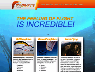paraglidingflorida.com screenshot