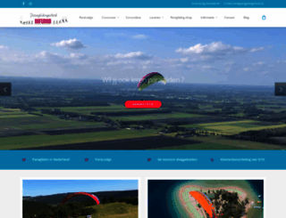 paraglidingschool.nl screenshot