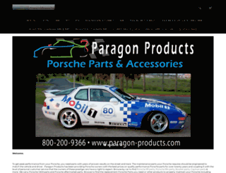 paragon-products.com screenshot
