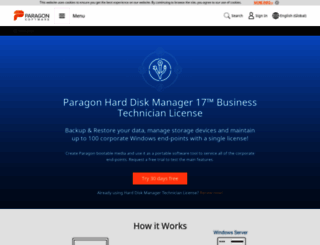 paragon-software.de screenshot