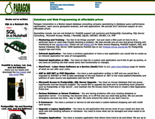 paragoncorporation.com screenshot