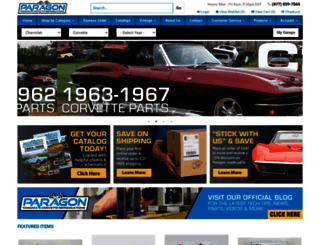 paragoncorvette.com screenshot