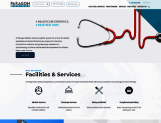 paragonmedical.com.sg screenshot