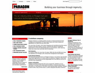 paragonproducts.net screenshot