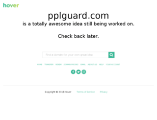 paragonsecurity.pplguard.com screenshot