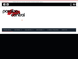 paraibacentral.com.br screenshot