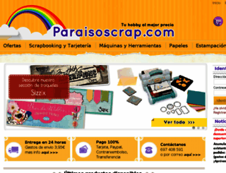 paraisoscrap.com screenshot