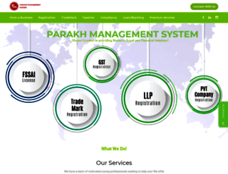 parakhmanagement.com screenshot