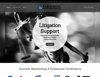 paralegalconsulting.net screenshot