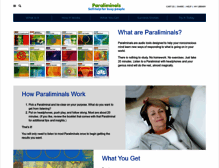 paraliminal.com screenshot