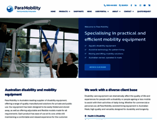 paramobility.com.au screenshot