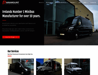 paramountconversions.ie screenshot