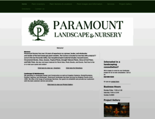 paramountnurseryandlandscape.com screenshot