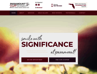 paramountsmile.com screenshot