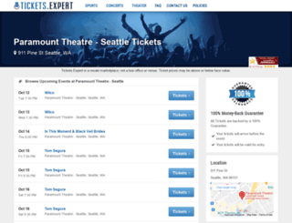 paramounttheatre-seattle.tickets.expert screenshot